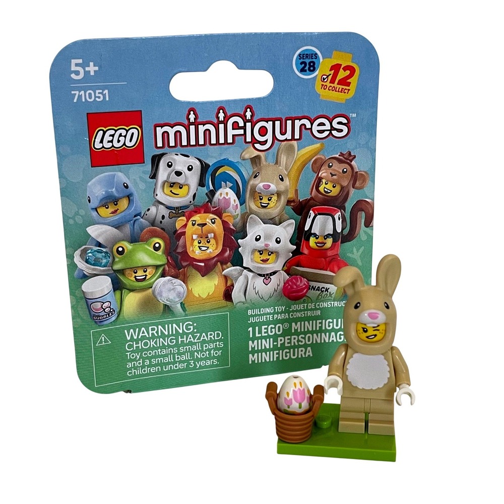 LEGO Minifigures Series 28 Cute Bunny Suit Tan‎ Rabbit Costume 71051 NEW SEALED